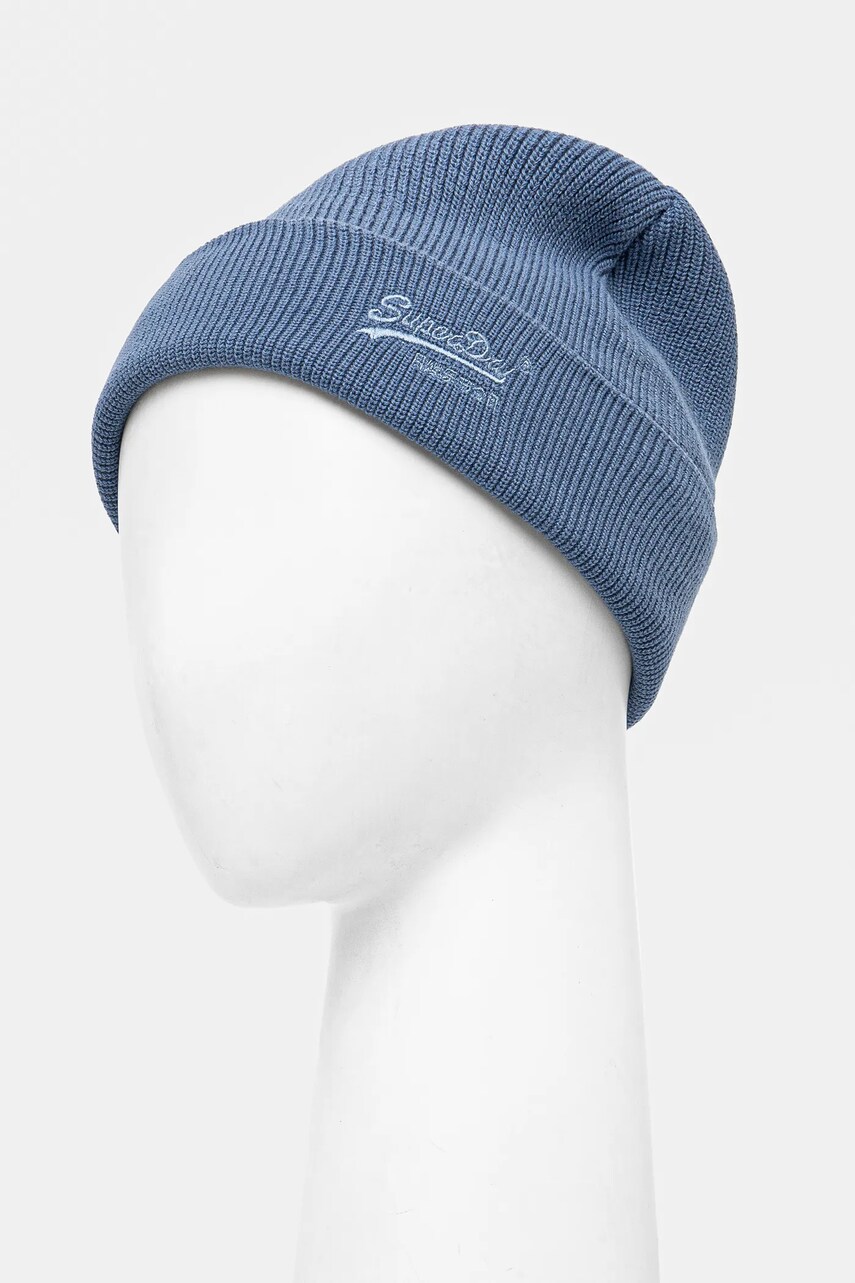 Хлопковая шапка Superdry из тонкого трикотажа хлопковая M9010184A-9EJ Хлопковая шапка Superdry из тонкого трикотажа хлопковая M9010184A-9EJ