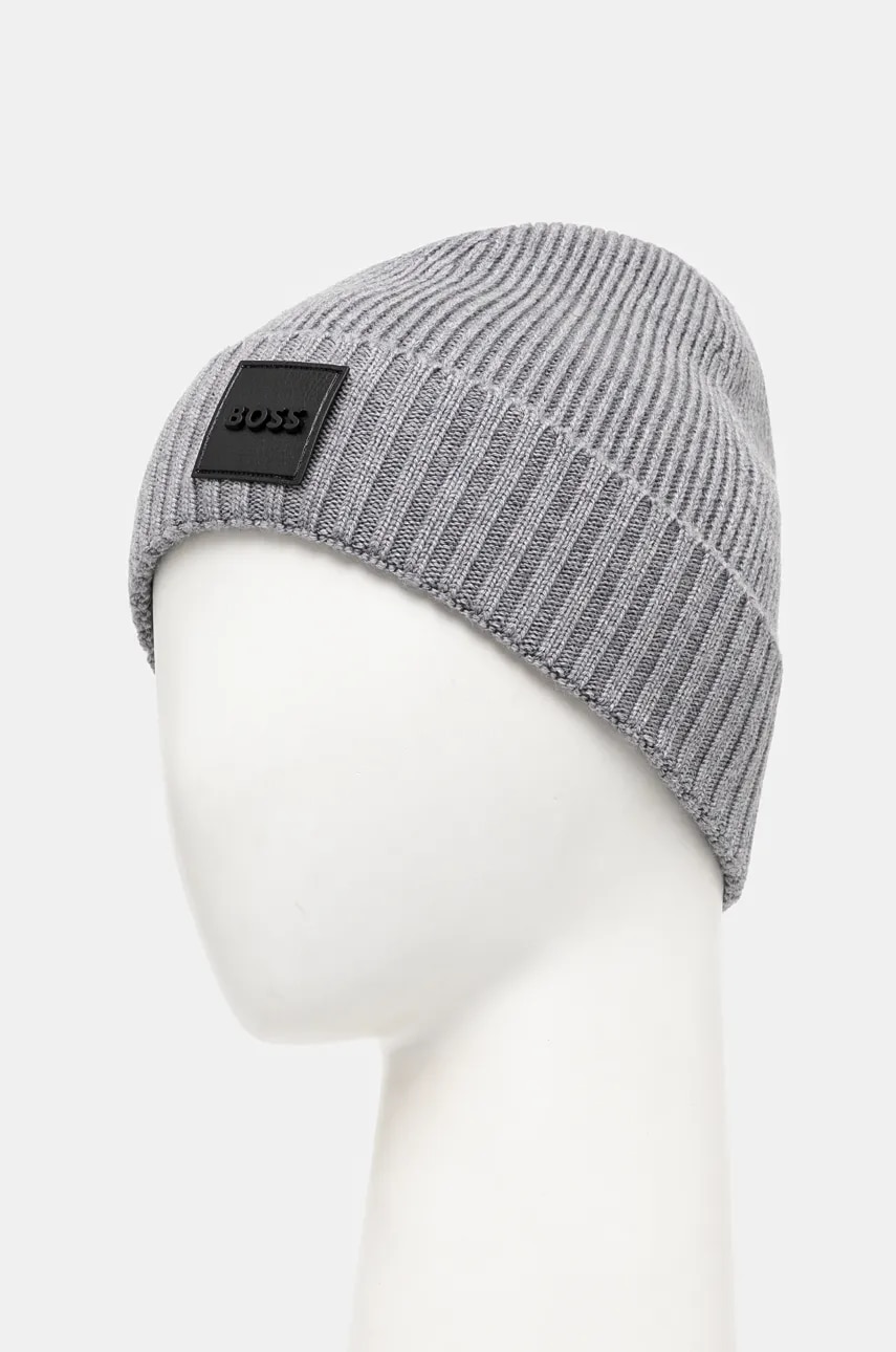 Vlněná čepice BOSS Flavio