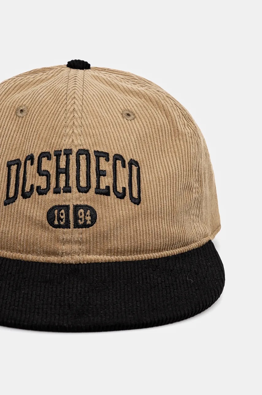 Кепка DC Gymnasium Snapback цвет коричневый с аппликацией ADYHA04220 Кепка DC Gymnasium Snapback цвет коричневый с аппликацией ADYHA04220