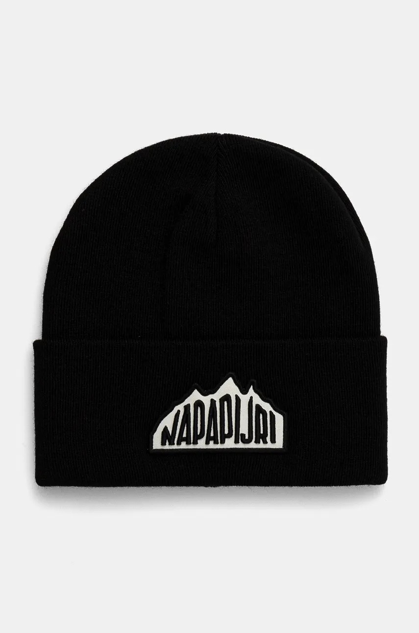 

Шапка Napapijri F-Mountain 2 в черно от плътен трикотаж NP0A4HXL0411, Черен