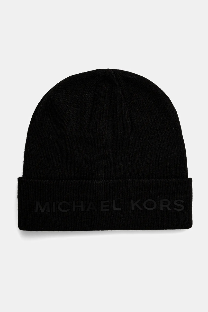 

Шапка Michael Kors в черно с фина плетка 34377, Черен