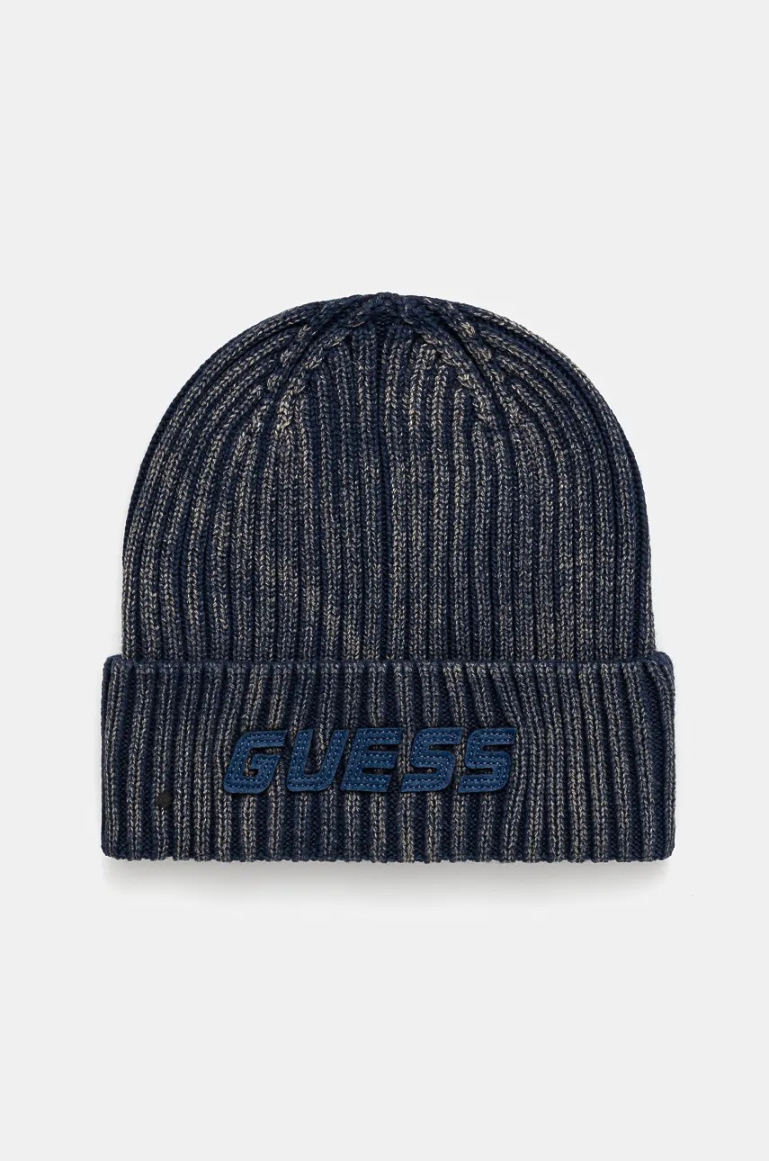 

Памучна шапка Guess в тъмносиньо от памук Z4BZ00 Z2HH0, Тъмносин