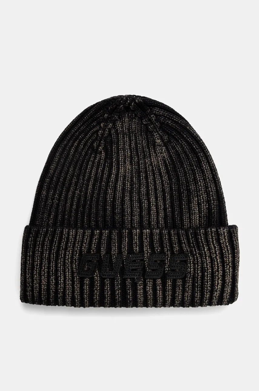 

Памучна шапка Guess в черно от памук Z4BZ00 Z2HH0, Черен