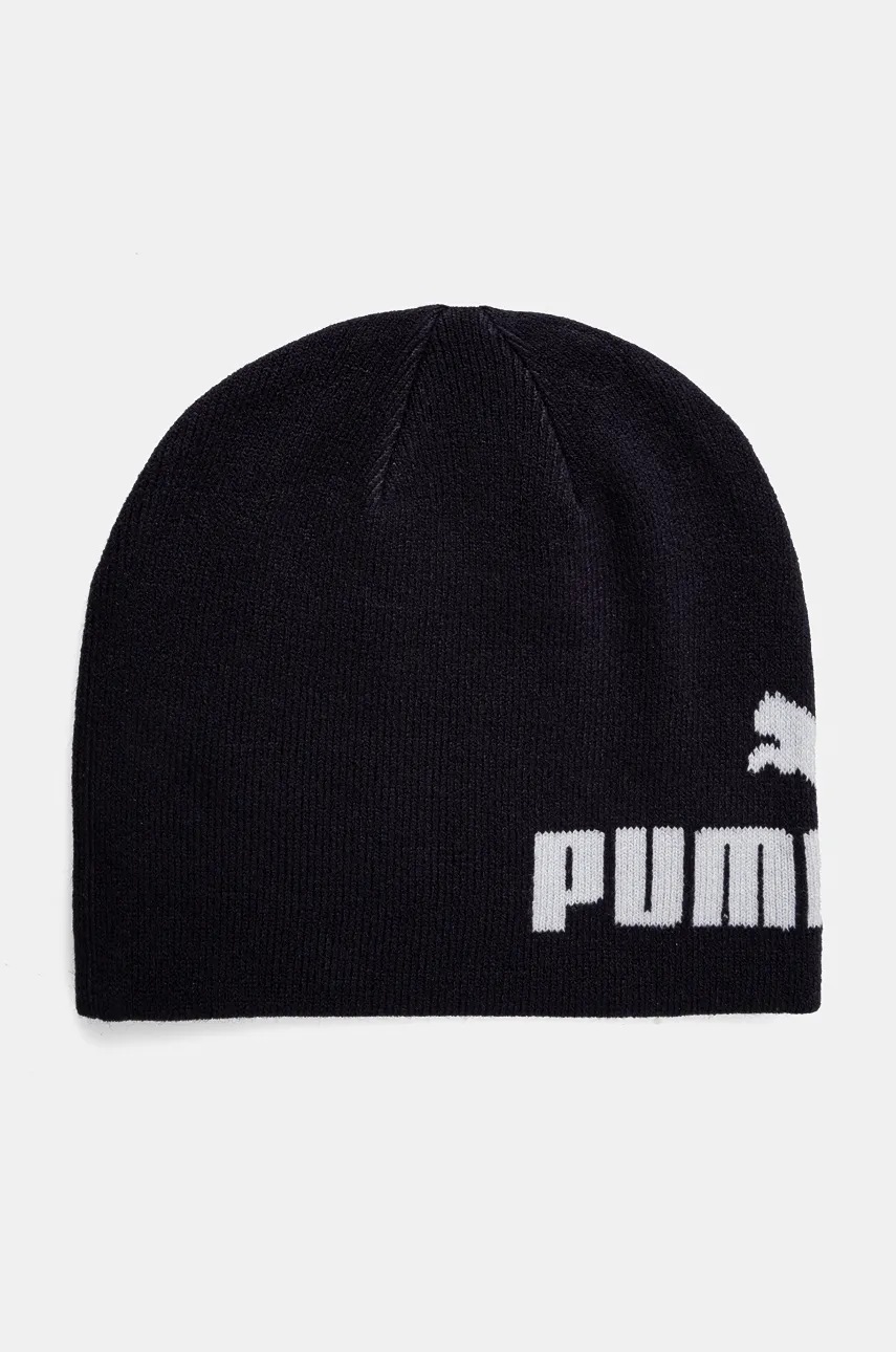 

Шапка Puma в тъмносиньо с фина плетка 25636, Тъмносин