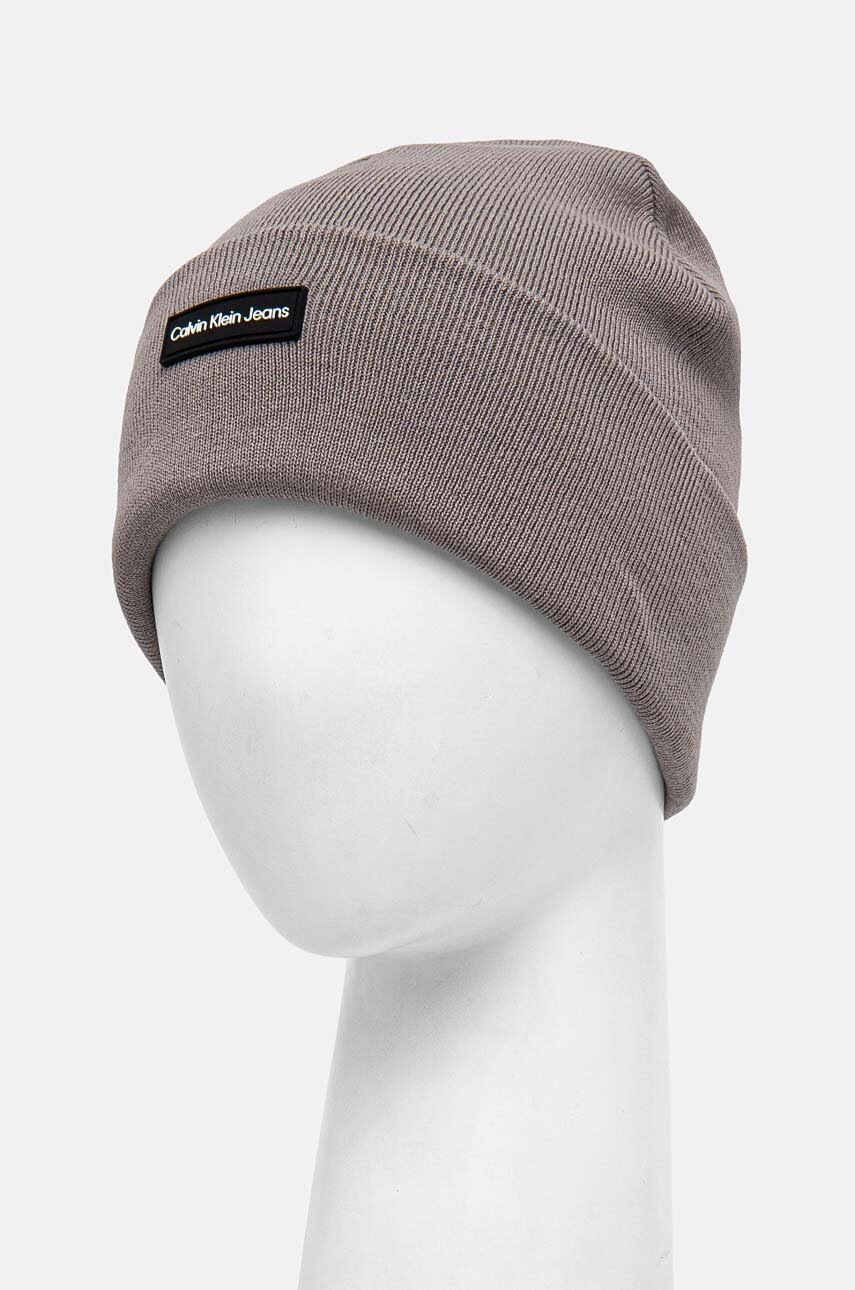 Σκούφος Calvin Klein Jeans χρώμα: γκρι, K50K512142 φωτογραφία