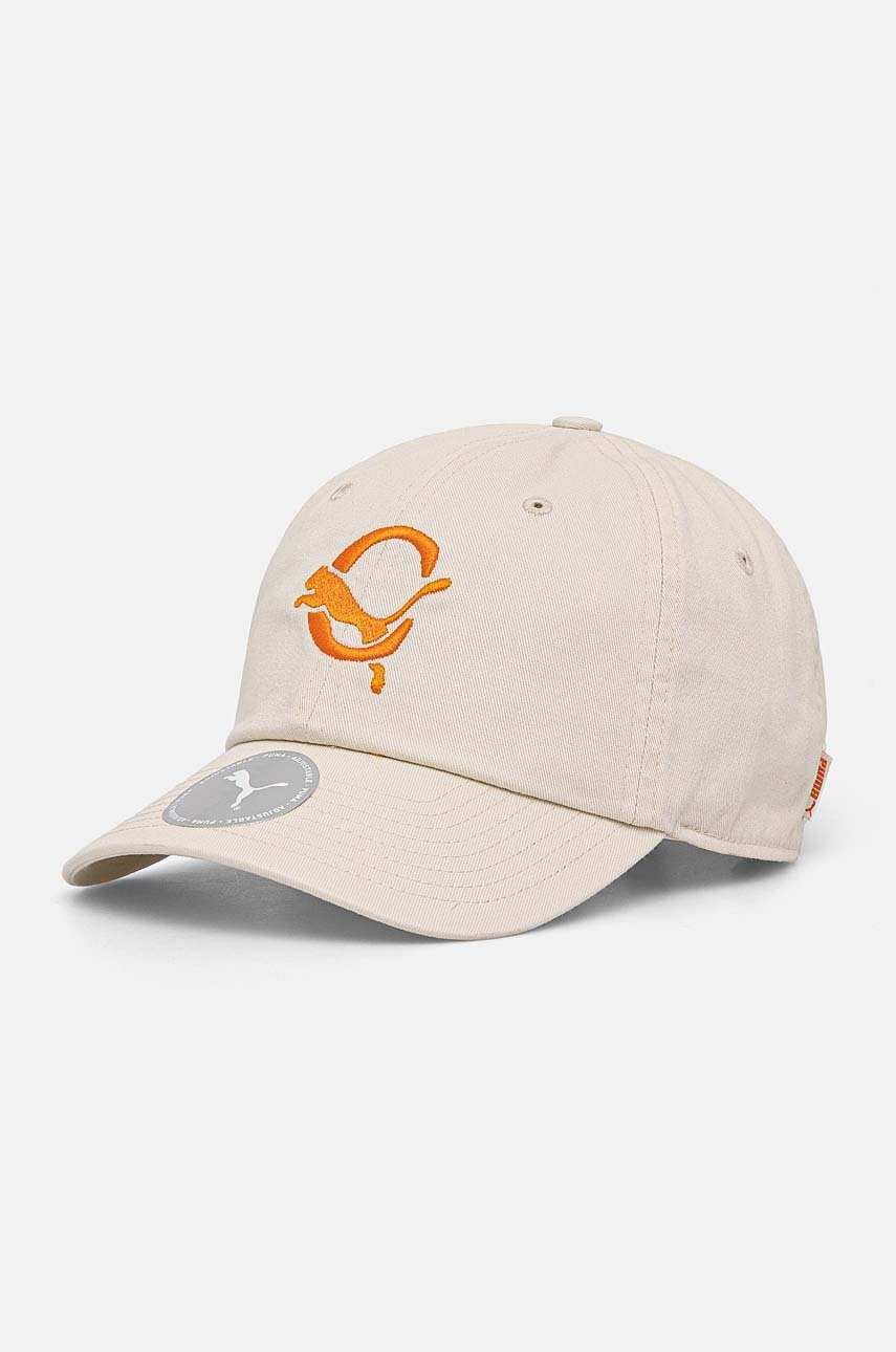 Puma șapcă de baseball din bumbac PUMA x CARROTS Dad Cap culoarea bej, cu imprimeu, 25789 Puma șapcă de baseball din bumbac PUMA x CARROTS Dad Cap culoarea bej, cu imprimeu, 25789