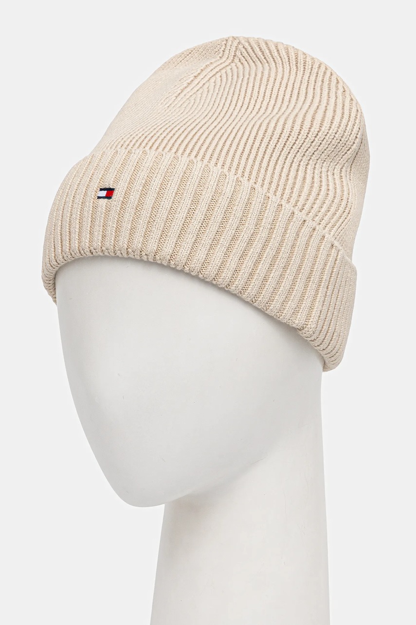 Шапка с примесью кашемира Tommy Hilfiger цвет жёлтый AM0AM12796 Шапка с примесью кашемира Tommy Hilfiger цвет жёлтый AM0AM12796