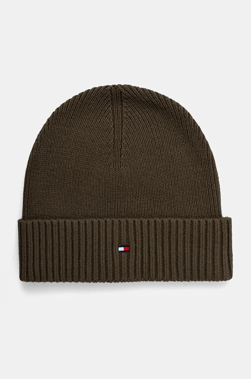 

Шапка с кашмир Tommy Hilfiger в зелено AM0AM12796, Зелен