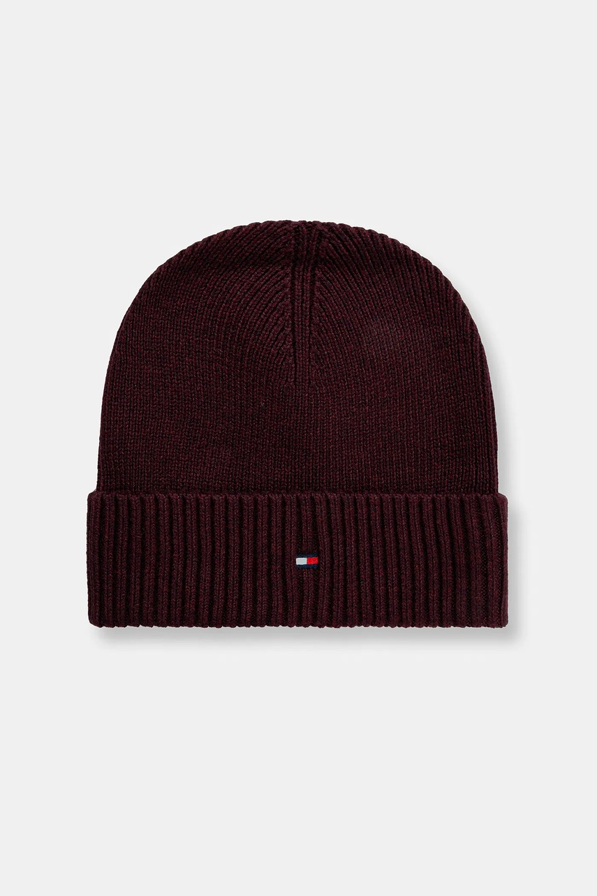 

Шапка с кашмир Tommy Hilfiger в бежово AM0AM12796, Бордо