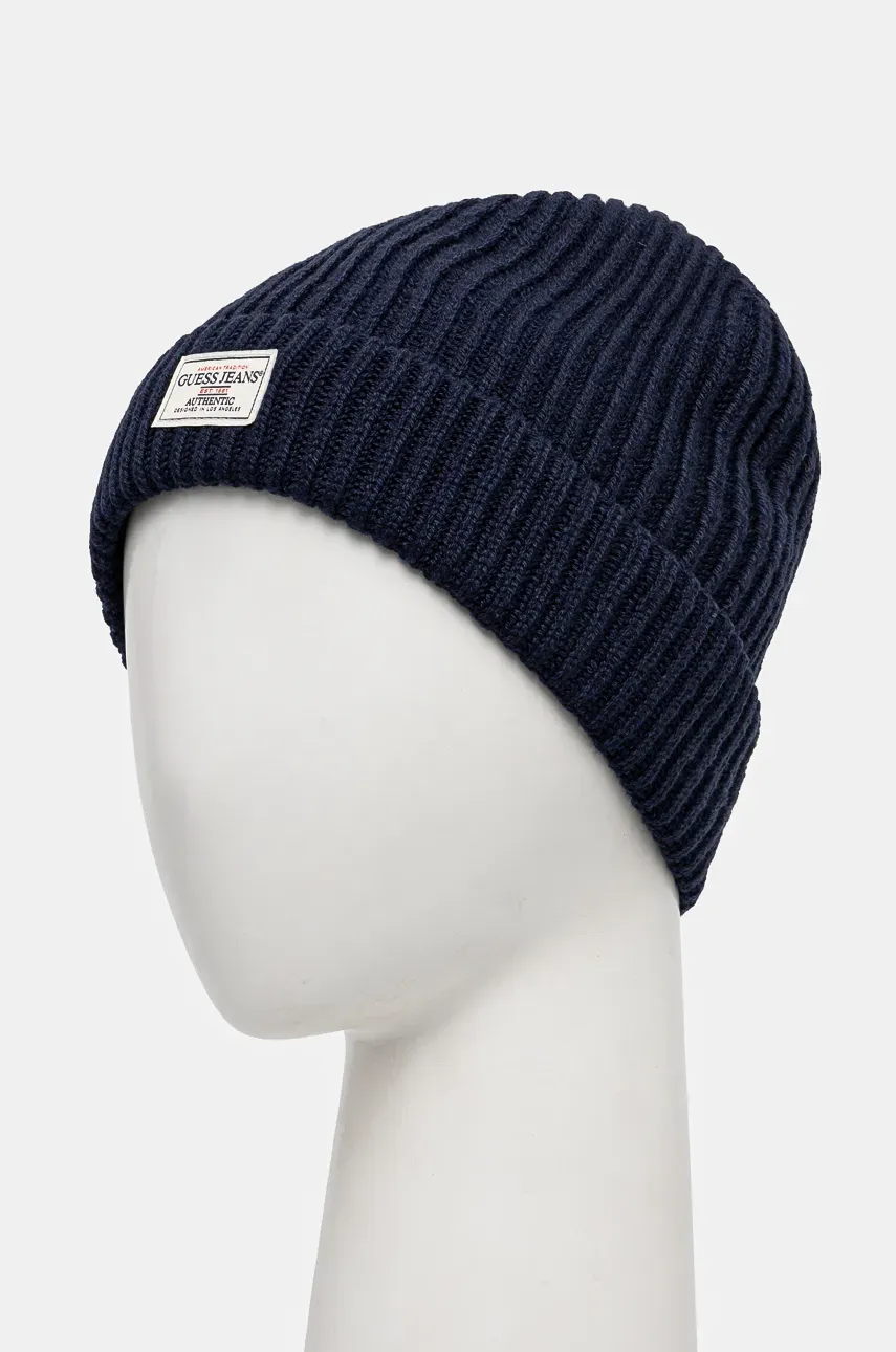 Čiapka s prímesou vlny Guess Jeans
