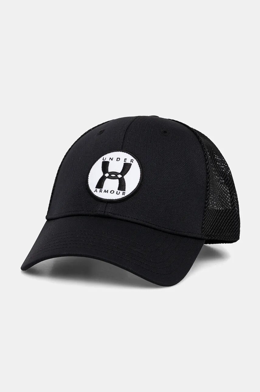 Under Armour sapca culoarea negru, cu imprimeu, 1383441