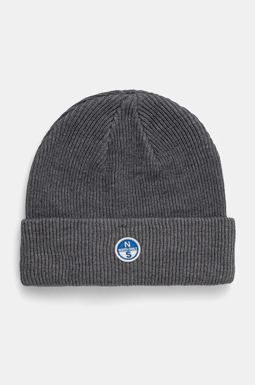 

Шапка с вълна North Sails в сиво 623287, Сив