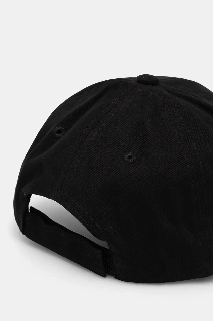Хлопковая кепка ZADIG&VOLTAIRE цвет чёрный с аппликацией OMHT00001 Хлопковая кепка ZADIG&VOLTAIRE цвет чёрный с аппликацией OMHT00001