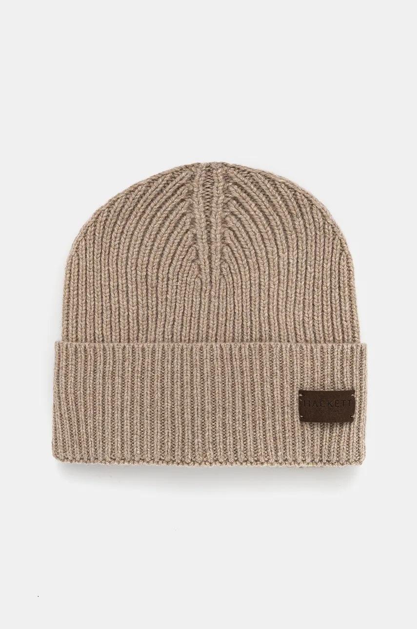 

Шапка Hackett London в бежово HM042592, Бежов