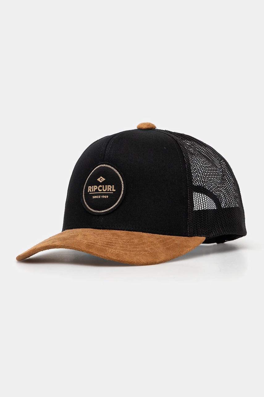 Rip Curl sapca culoarea negru, cu imprimeu, 1ERMHE Rip Curl sapca culoarea negru, cu imprimeu, 1ERMHE