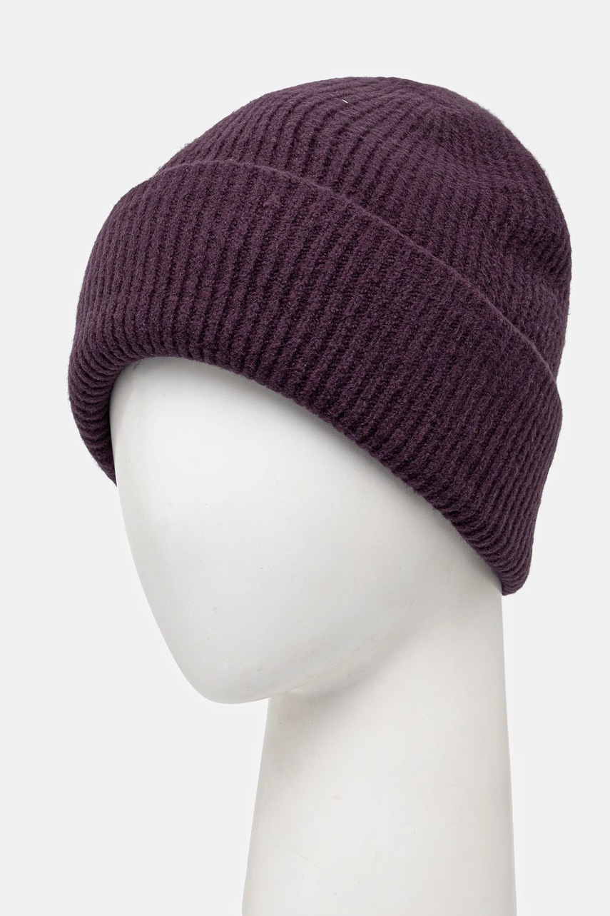 Σκούφος Abercrombie & Fitch χρώμα: μοβ, KI112-4145 φωτογραφία