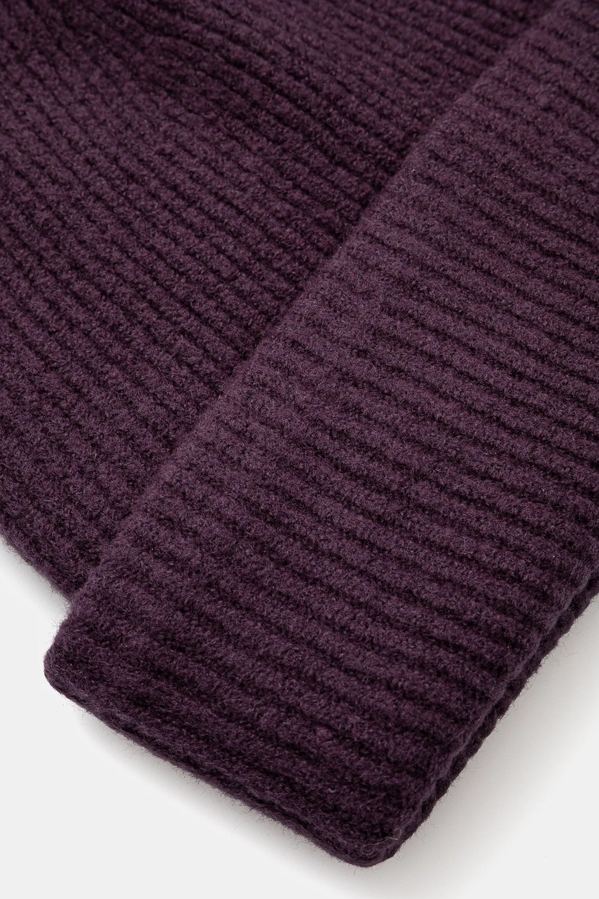 Σκούφος Abercrombie & Fitch χρώμα: μοβ, KI112-4145 φωτογραφία