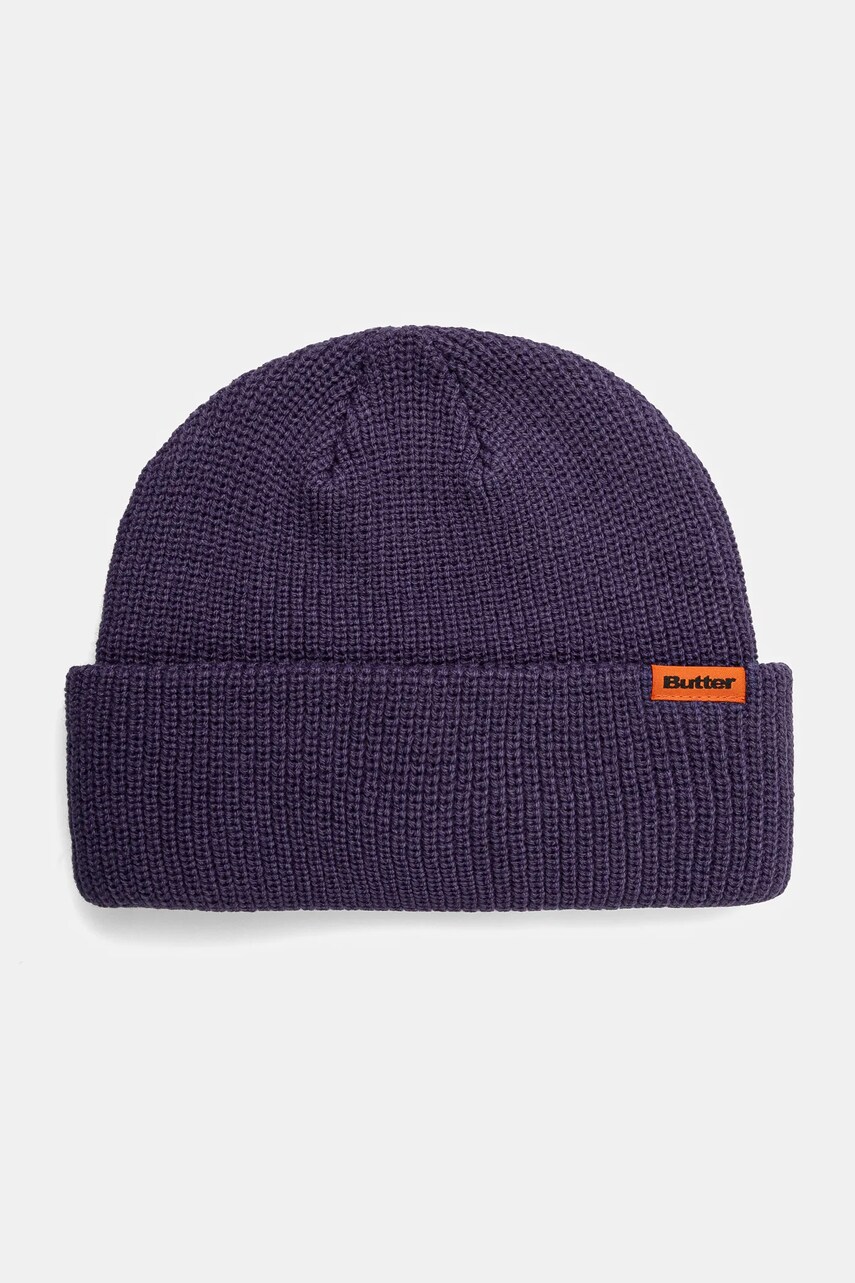 Butter Goods caciula Tall Wharfie Beanie culoarea violet, BG243811