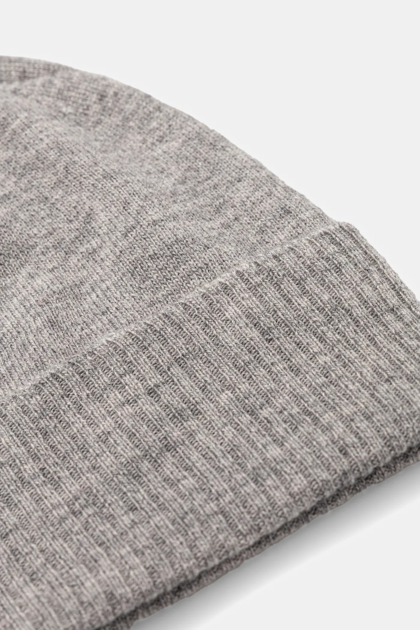 Шерстяная шапка United Colors of Benetton цвет серый  1002DA010