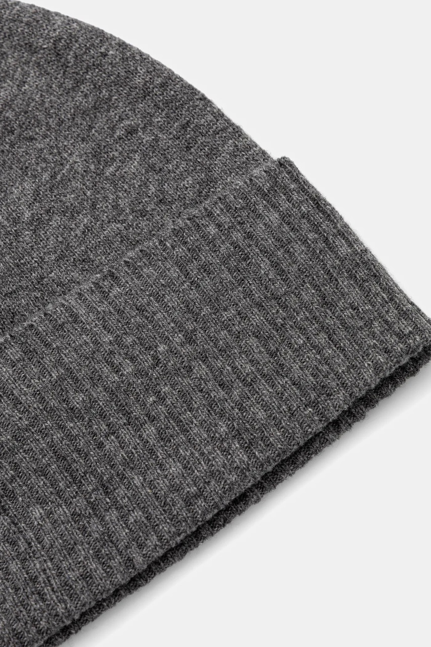 Шерстяная шапка United Colors of Benetton цвет серый  1002DA010