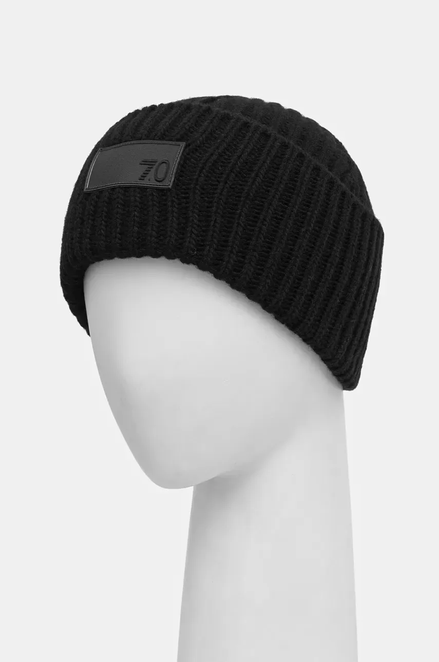 Шерстяная шапка EA7 Emporio Armani цвет чёрный шерсть 4F203.245129 Шерстяная шапка EA7 Emporio Armani цвет чёрный шерсть 4F203.245129