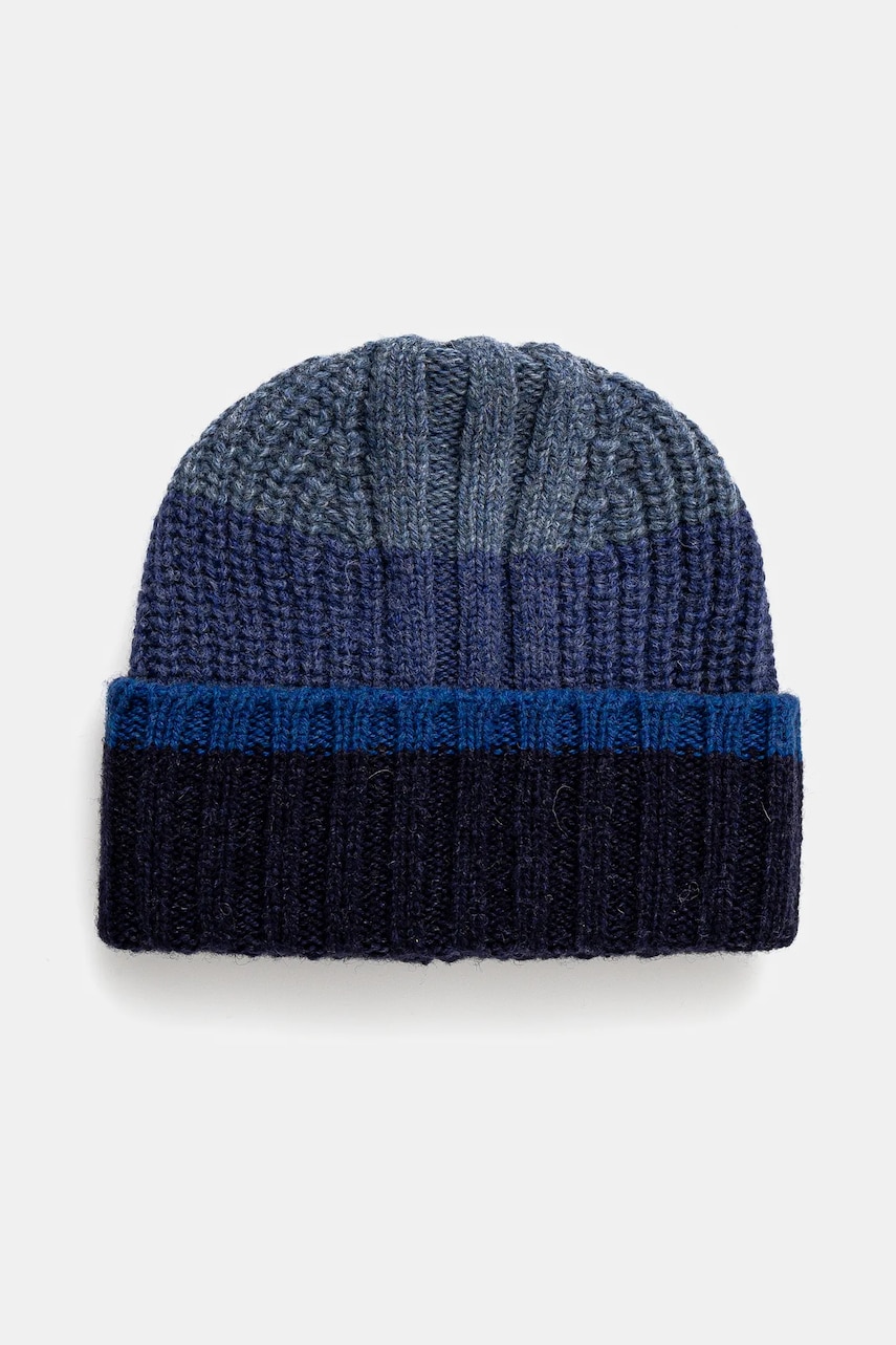 United Colors of Benetton caciula de lana de lana, din tricot gros, 123MKA00Q