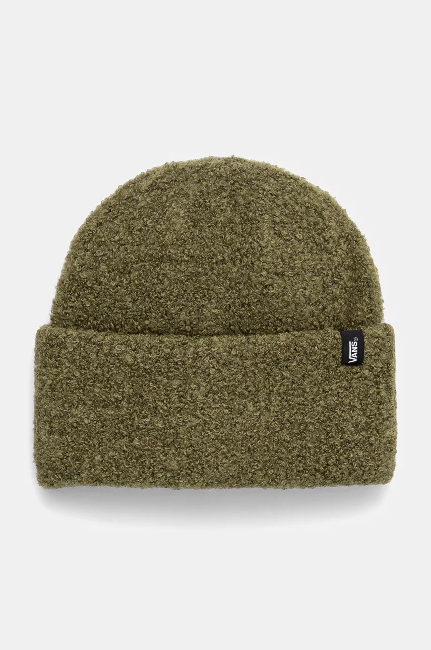 Vans caciula din amestec de lana culoarea verde, VN000HSNZBF1