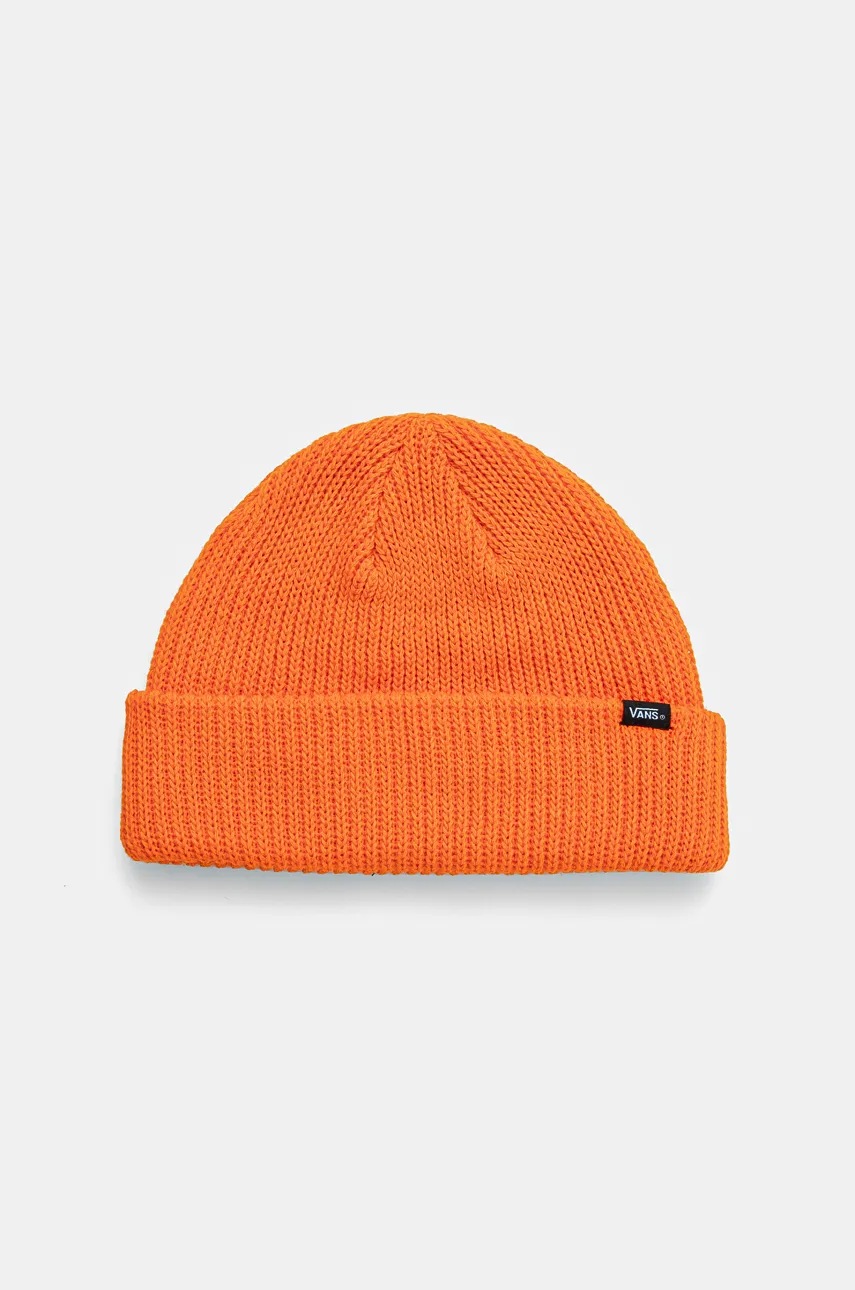 

Шапка Vans в оранжево от плътен трикотаж VN000K9YFLM1, Оранжев