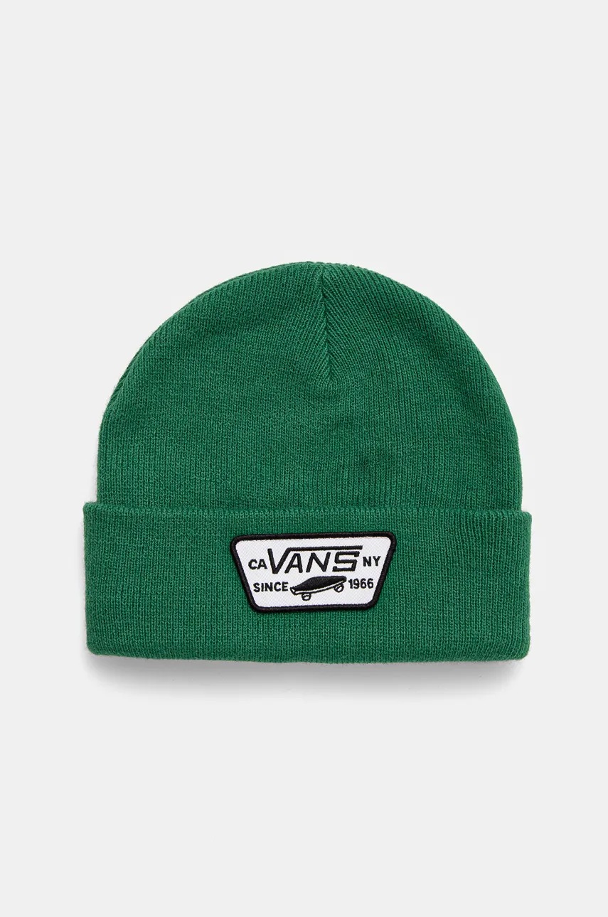 

Шапка Vans в зелено с фина плетка VN000UOUJ5F1, Зелен