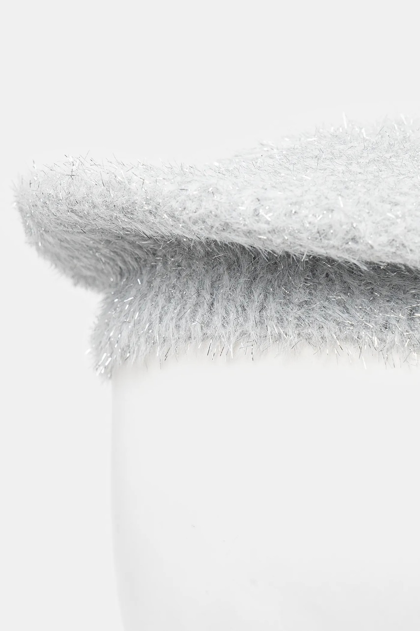 Μπερές United Colors of Benetton χρώμα: ασημί, 6FYPDA010 φωτογραφία