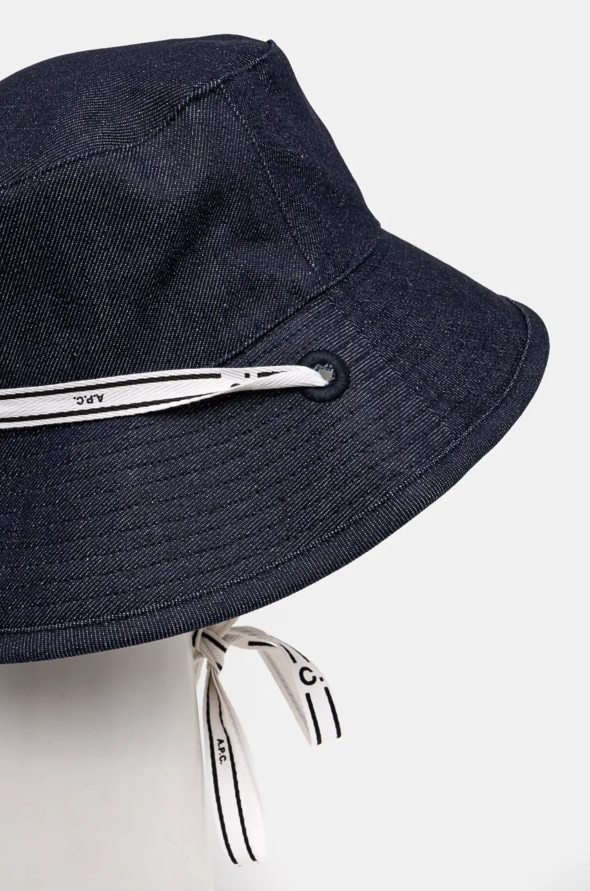 Джинсовая шляпа A.P.C. bob rachel 2.0 цвет синий COCSX.M24136 Джинсовая шляпа A.P.C. bob rachel 2.0 цвет синий COCSX.M24136