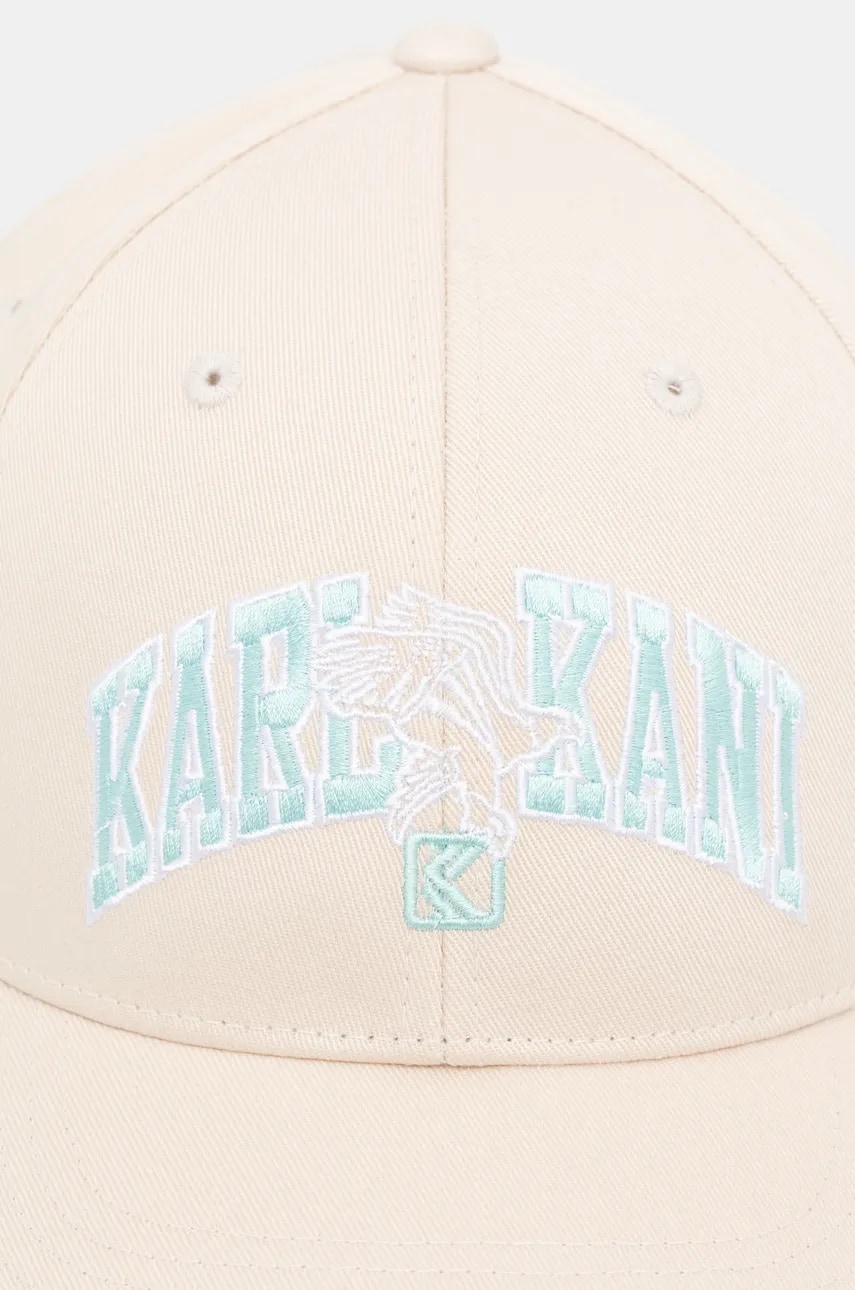 Кепка Karl Kani цвет бежевый с принтом 70300006 Кепка Karl Kani цвет бежевый с принтом 70300006