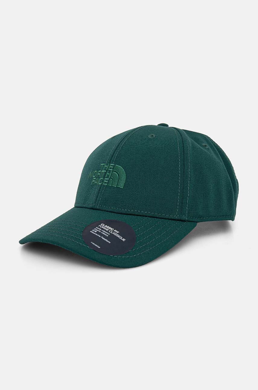 

The North Face Recycled 66 Classic Hat в зелено с апликация NF0A4VSV1KI1, Зелен