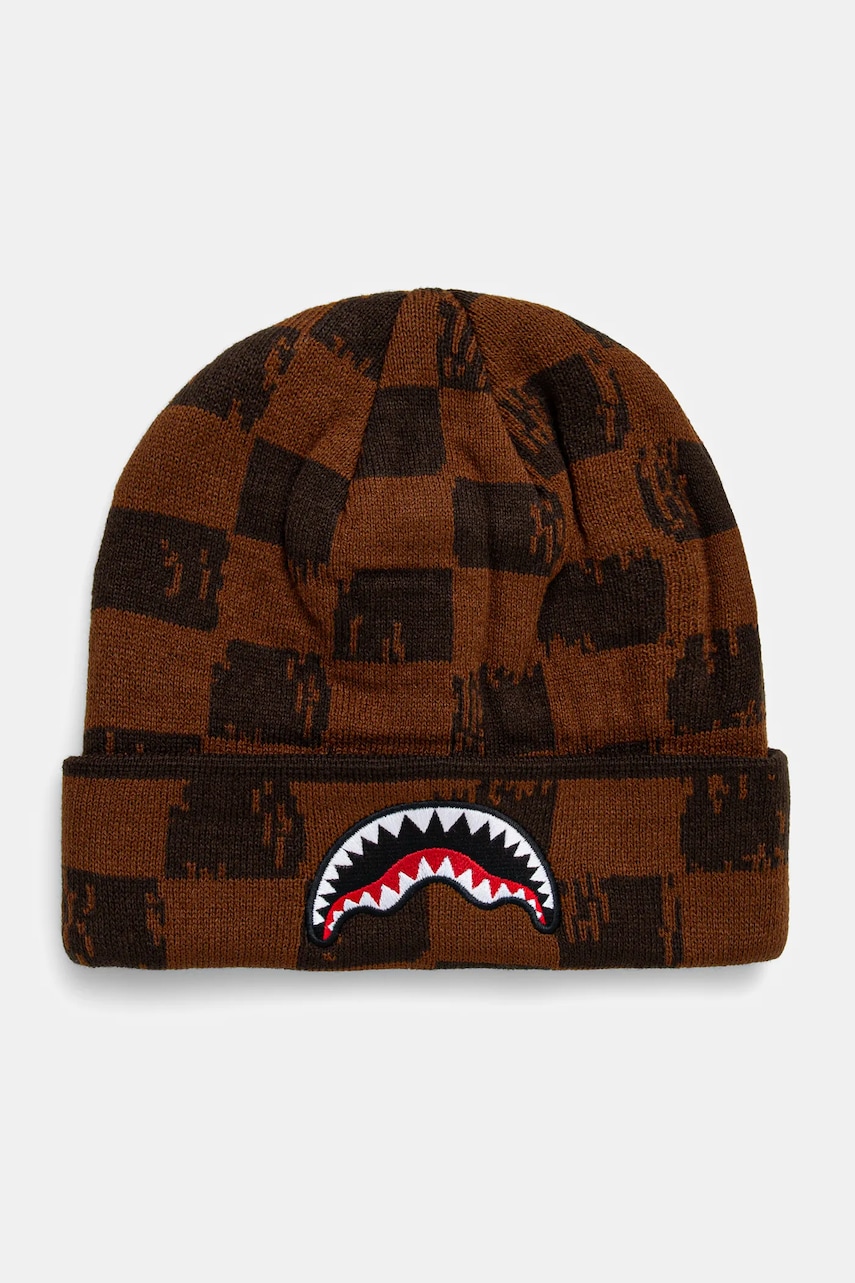 Sprayground caciula culoarea maro, SP15010