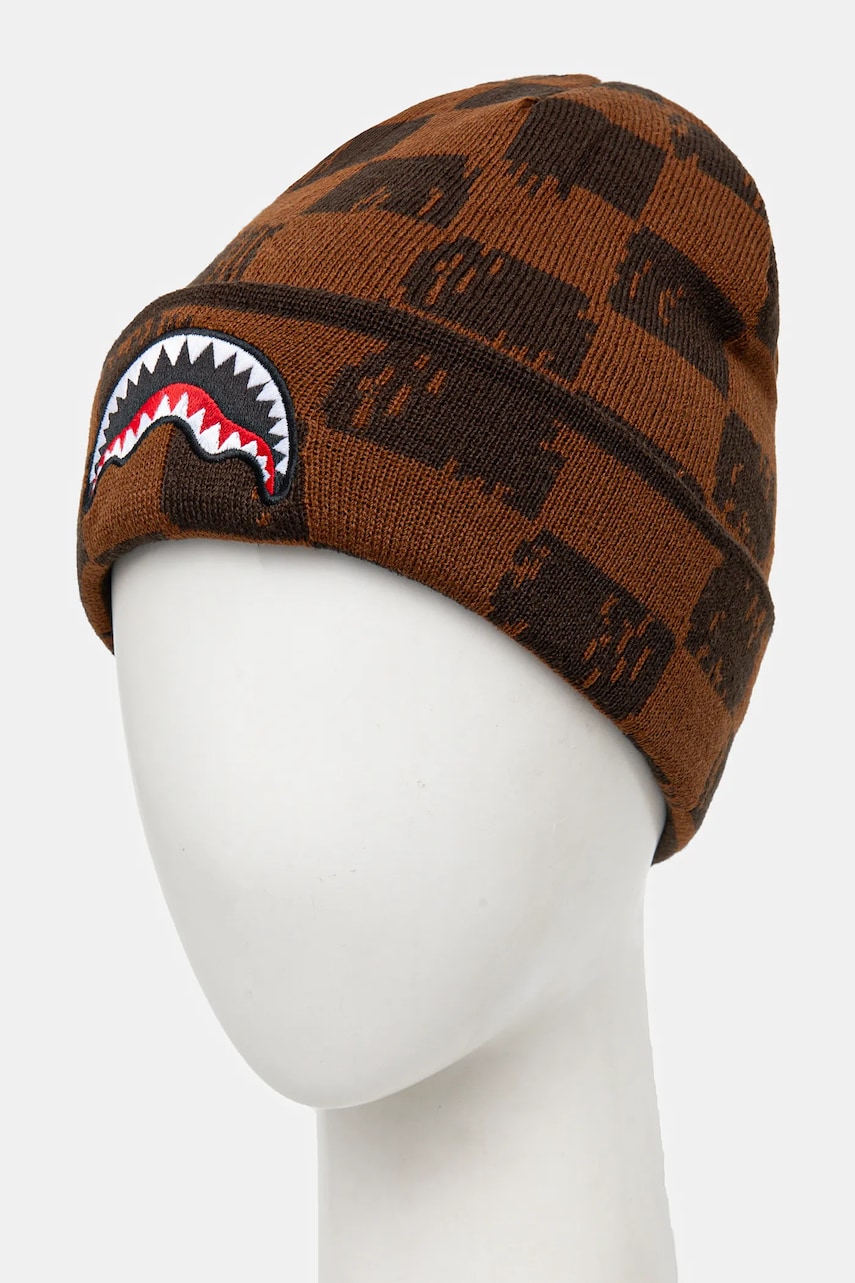 Шапка Sprayground цвет коричневый SP15010 Шапка Sprayground цвет коричневый SP15010