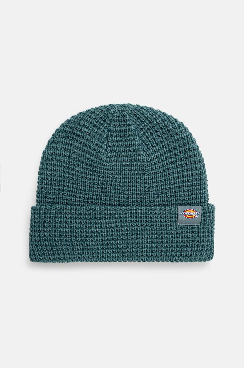 

Шапка Dickies Woodworth Waffle Beanie в зелено DK0A4XFD, Зелен