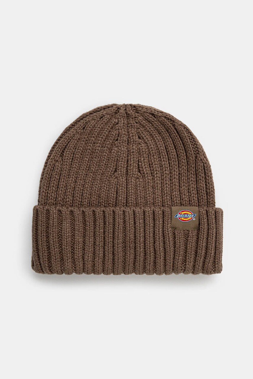 Dickies căciulă LOCKWOOD culoarea maro, din tesatura neteda, DK0A4Z2O