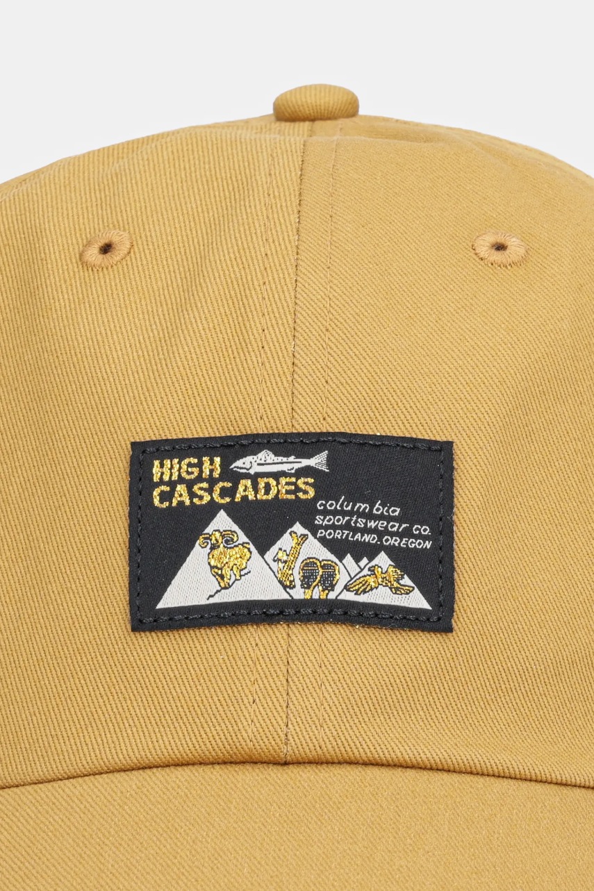 Хлопковая кепка Columbia Provisions Ball Cap цвет серый с аппликацией 2096351