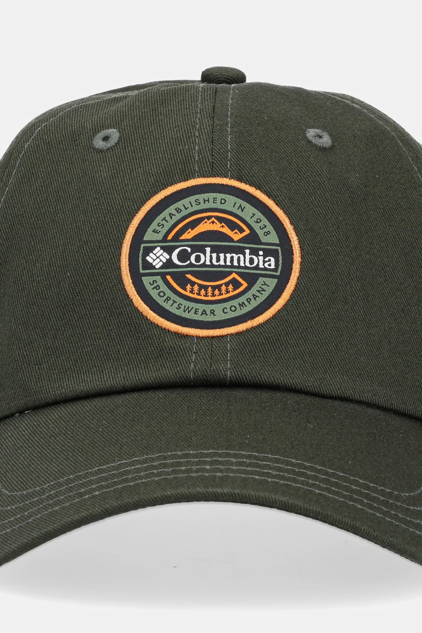 Хлопковая кепка Columbia Provisions Ball Cap цвет зелёный с аппликацией 2096351 Хлопковая кепка Columbia Provisions Ball Cap цвет зелёный с аппликацией 2096351