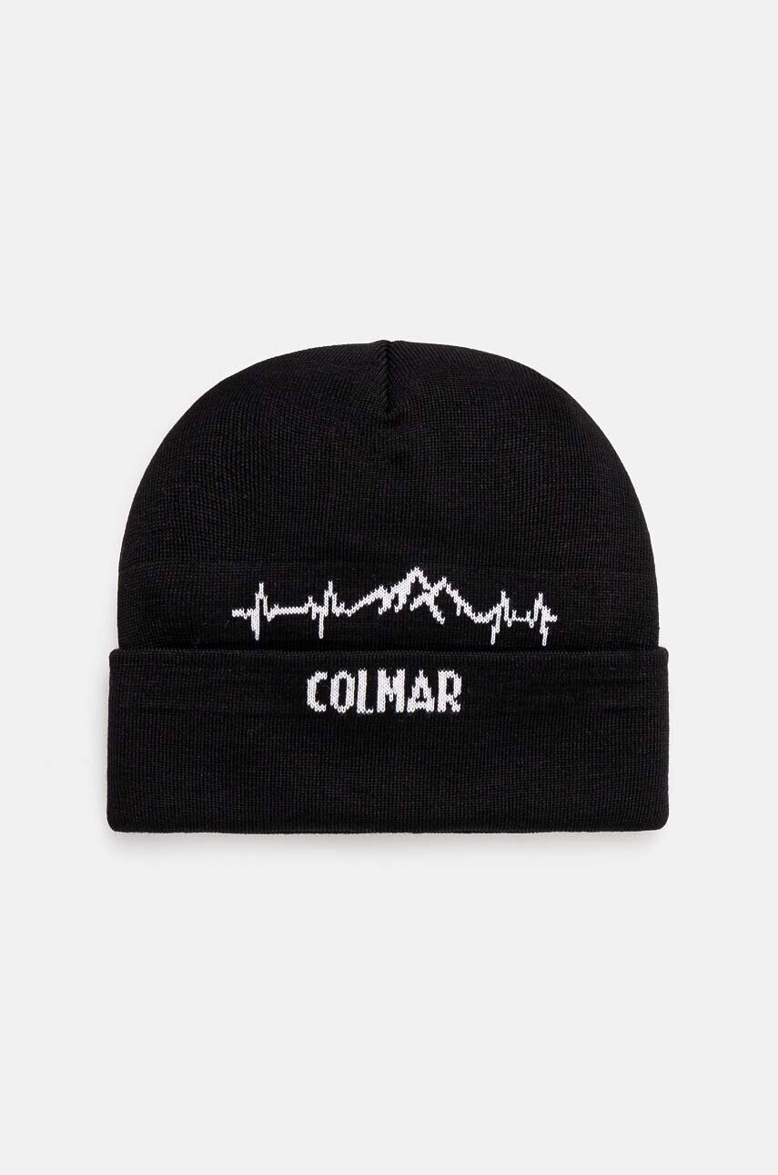 Colmar caciula de lana culoarea negru, de lana, 5088.1XD