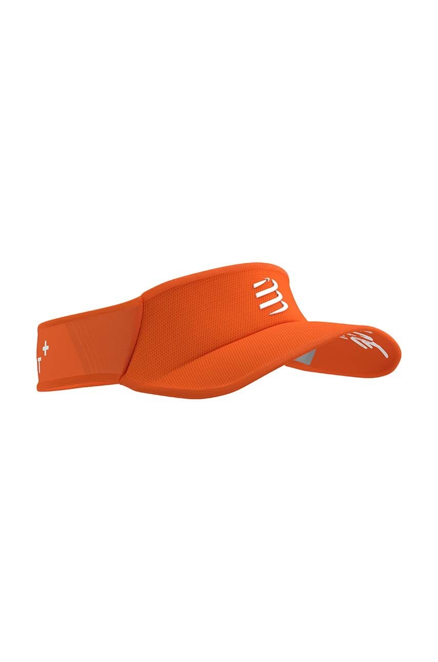 Compressport sapca cozoroc Visor Ultralight culoarea portocaliu, cu imprimeu, XHWU3894 Compressport sapca cozoroc Visor Ultralight culoarea portocaliu, cu imprimeu, XHWU3894