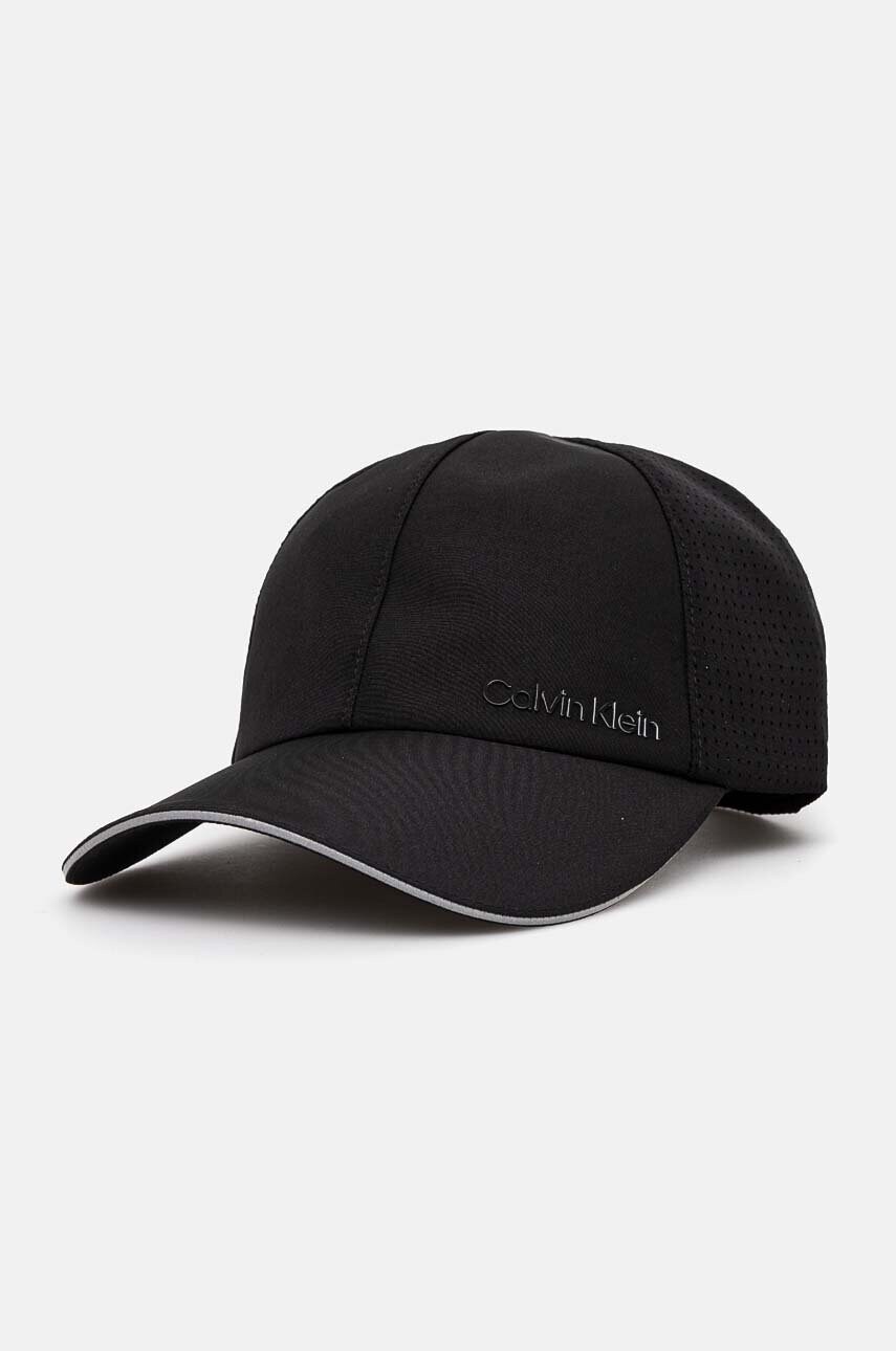 Levně Kšiltovka Calvin Klein Performance černá barva, hladká, 0000PX0326
