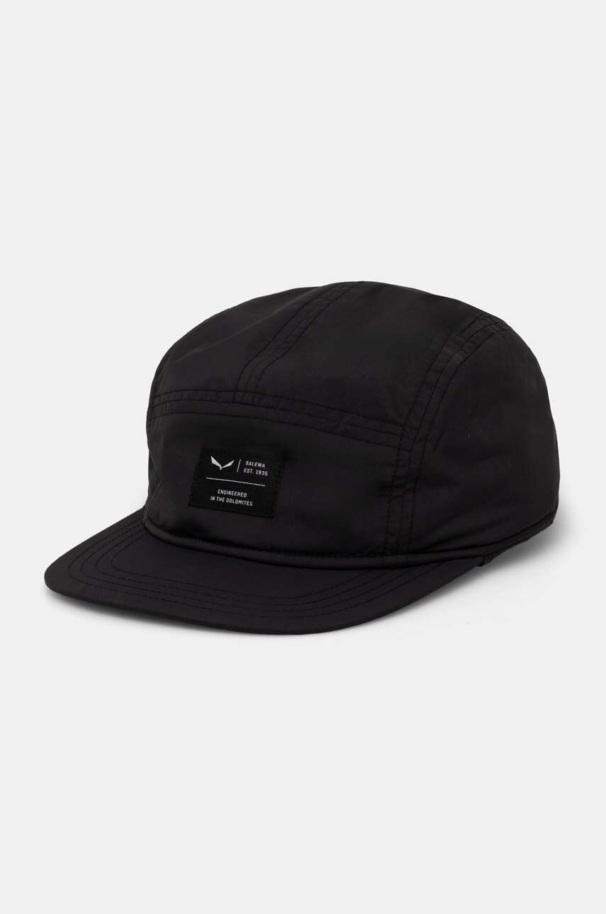 Salewa sapca Sella culoarea negru, neted, 00.0000028771