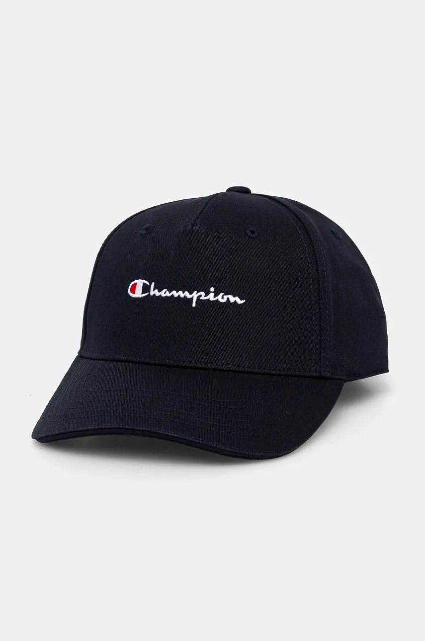 

Шапка с козирка Champion в тъмносиньо с изчистен дизайн 802410, Тъмносин