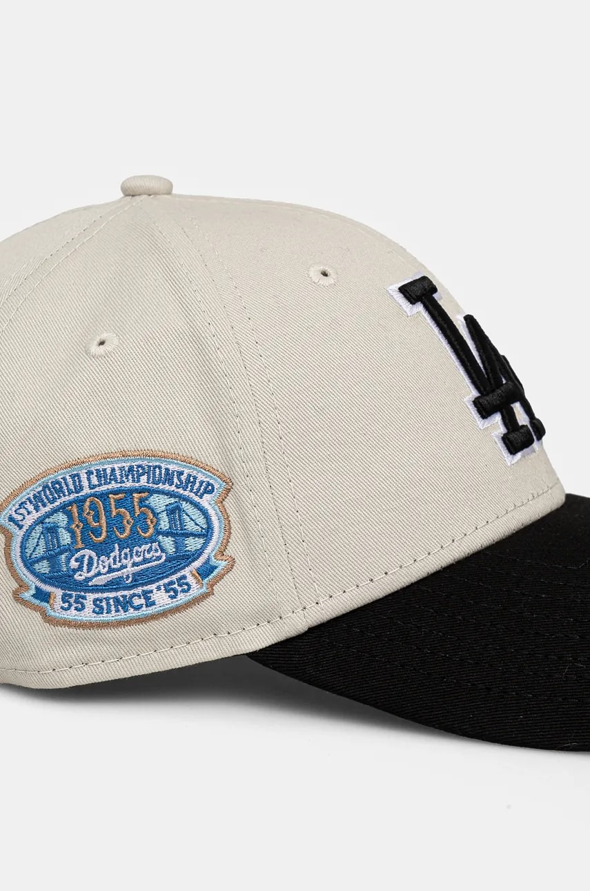 Хлопковая кепка New Era LOS ANGELES DODGERS цвет чёрный узор 60565355 Хлопковая кепка New Era LOS ANGELES DODGERS цвет чёрный узор 60565355