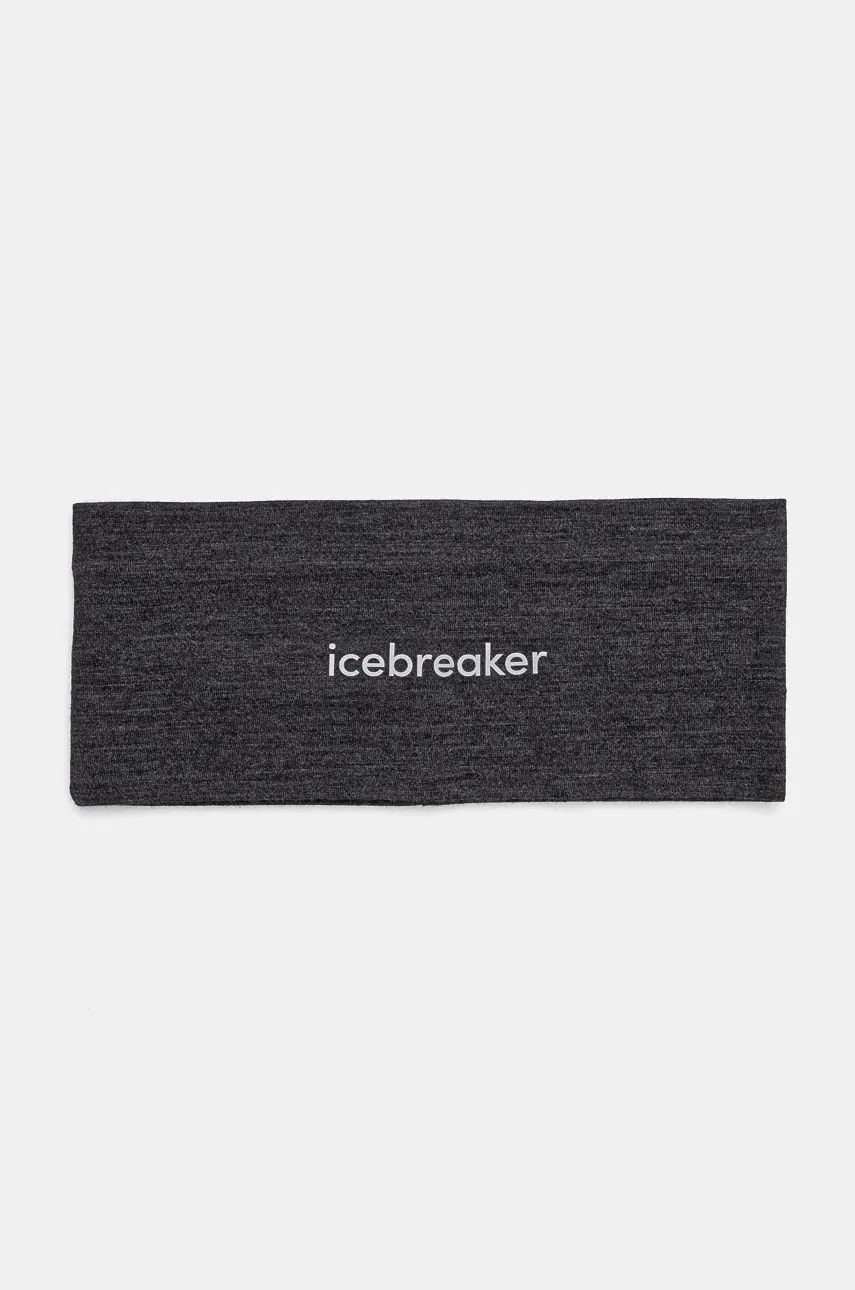 Icebreaker bentita pentru cap Merino 200 Oasis culoarea gri, IB0A56SG0111 Icebreaker bentita pentru cap Merino 200 Oasis culoarea gri, IB0A56SG0111