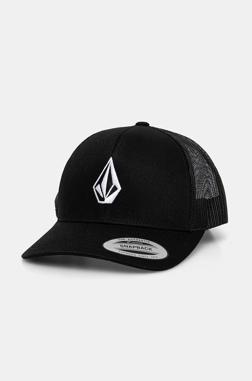 Volcom sapca culoarea negru, cu imprimeu, D5532411 Volcom sapca culoarea negru, cu imprimeu, D5532411