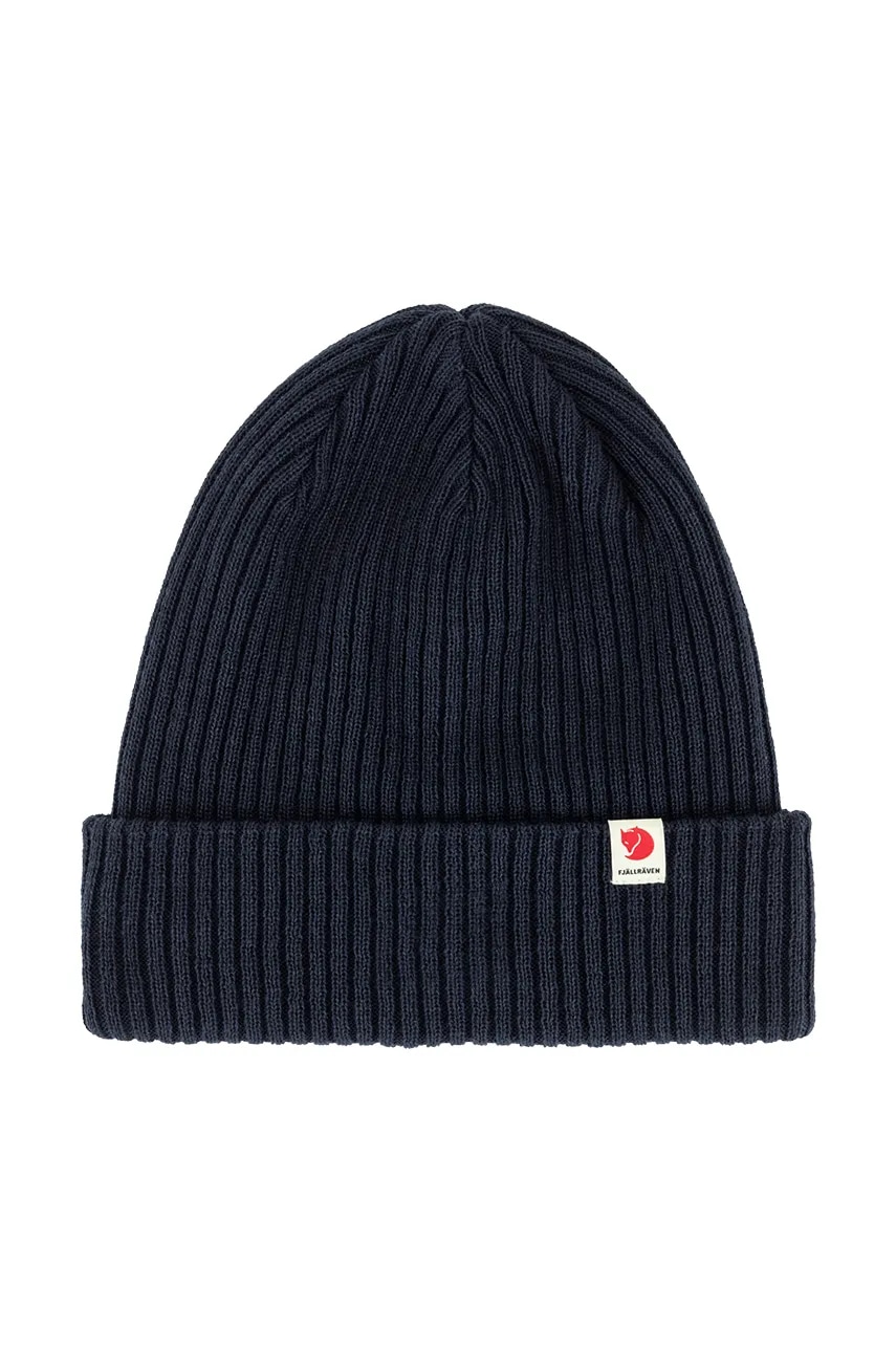 Fjallraven căciulă Rib Hat culoarea albastru marin, F13100184.555