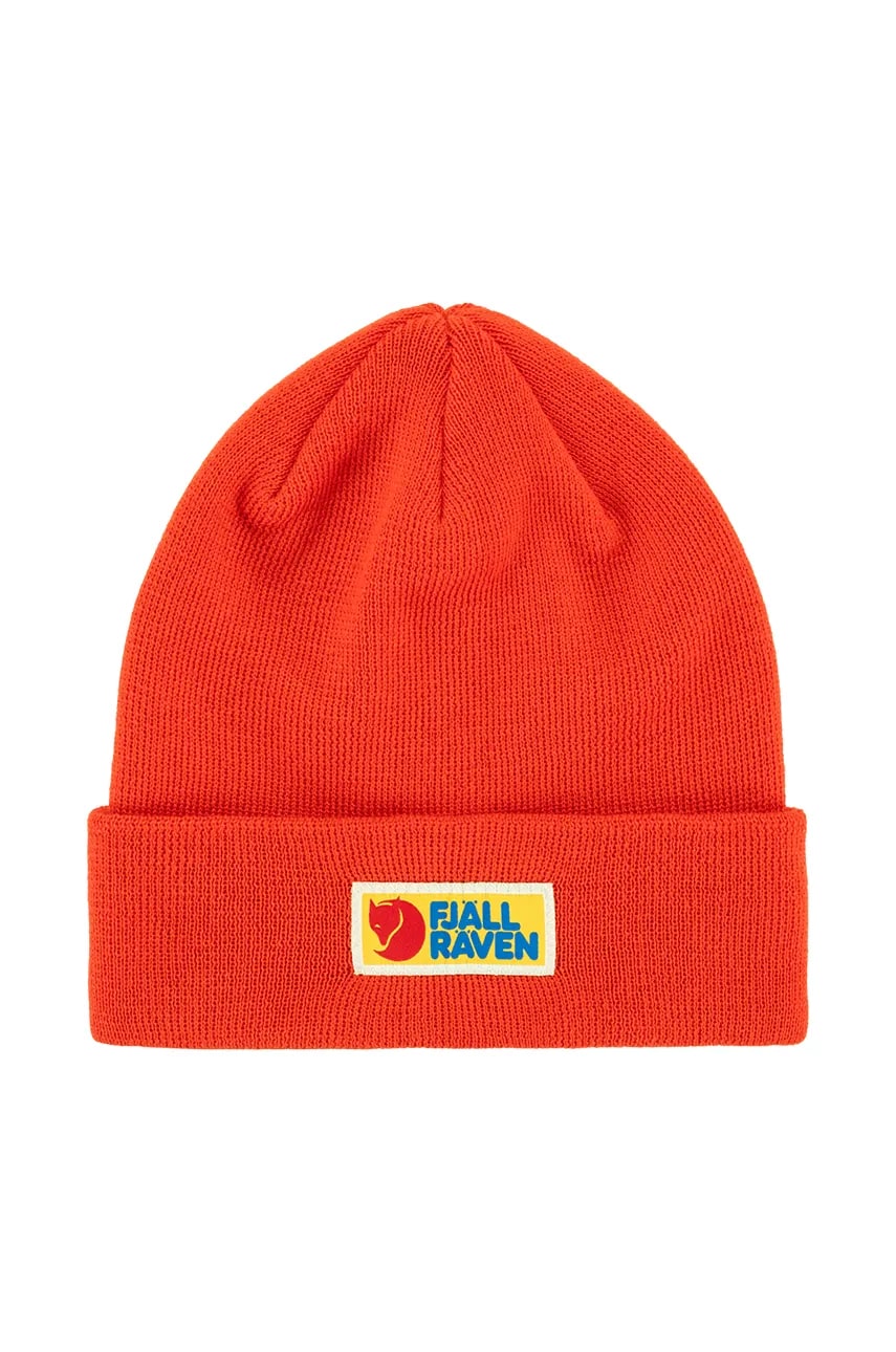 Fjallraven caciula Vardag Classic Beanie culoarea portocaliu, F78141.214
