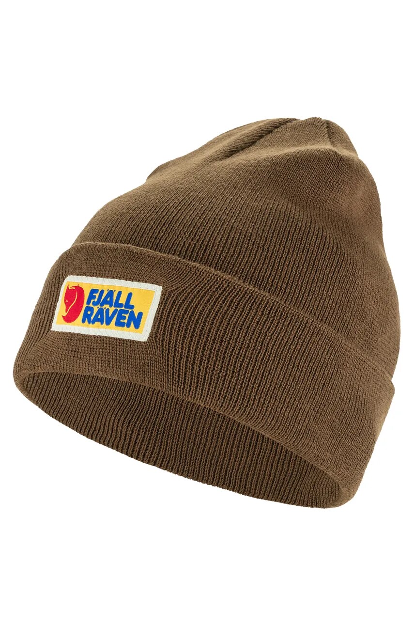 Шапка Fjallraven Vardag Classic Beanie цвет бежевый F78141.299 Шапка Fjallraven Vardag Classic Beanie цвет бежевый F78141.299